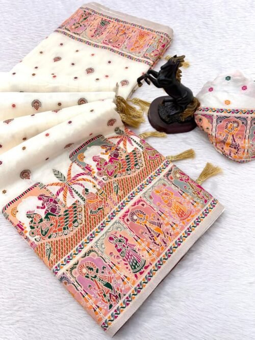 Premium pashmina saree