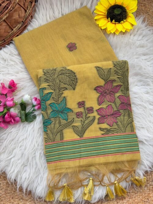SOFT MUGA COTTON SAREE