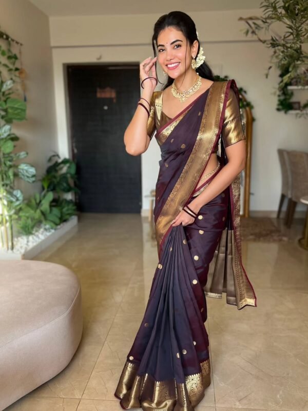 SOFT KATAN SILK BANARASI SAREE