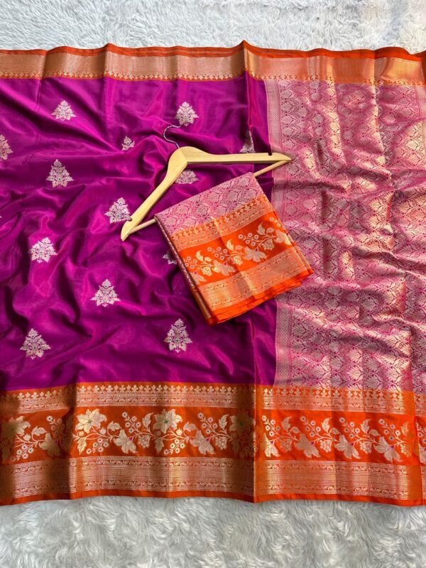 SOFT KATAN SILK BANARASI SAREE