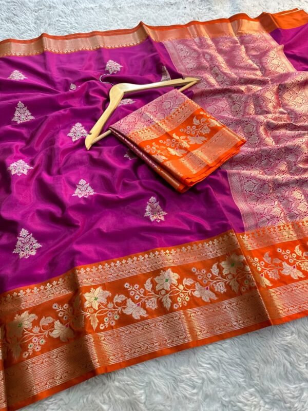 SOFT KATAN SILK BANARASI SAREE