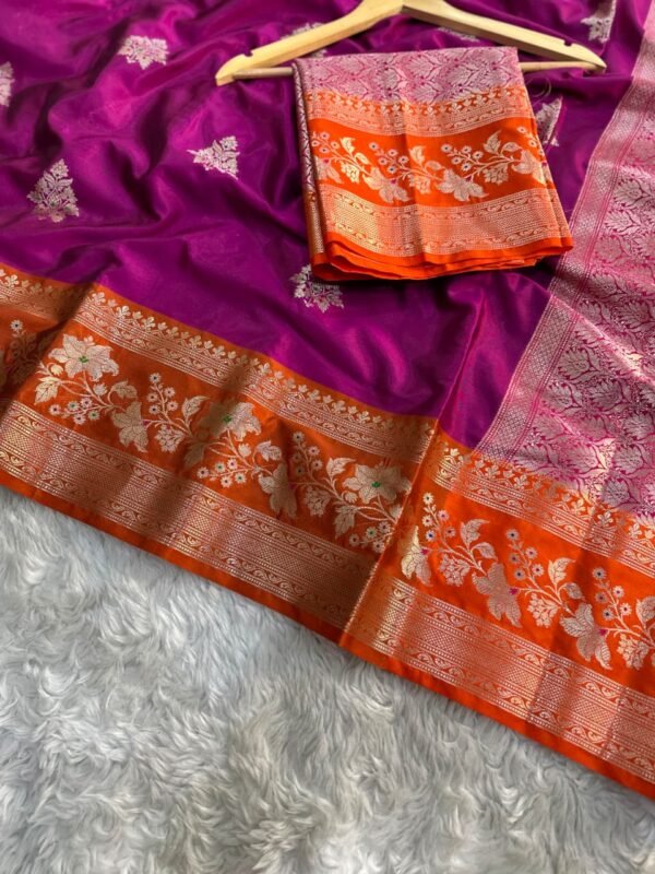 SOFT KATAN SILK BANARASI SAREE