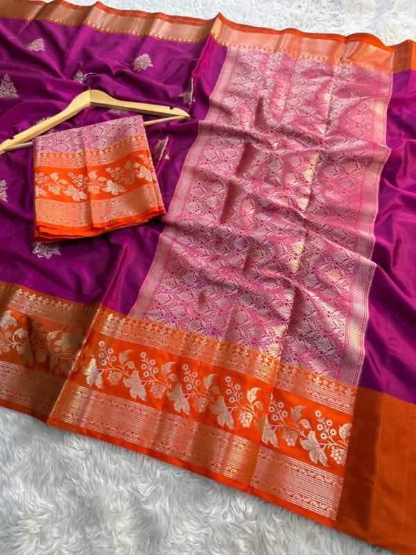 SOFT KATAN SILK BANARASI SAREE