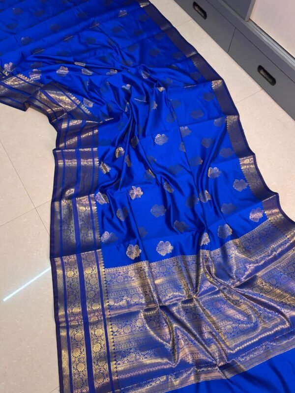 Premium banarasi soft silk saree