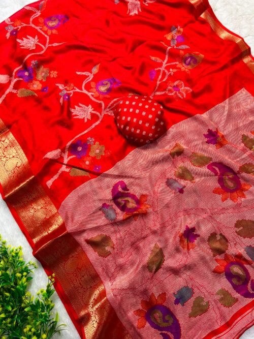 PREMIUM BENTEX MARSH MELLOW SAREE