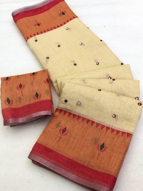 SOFT LINEN COTTON SAREE