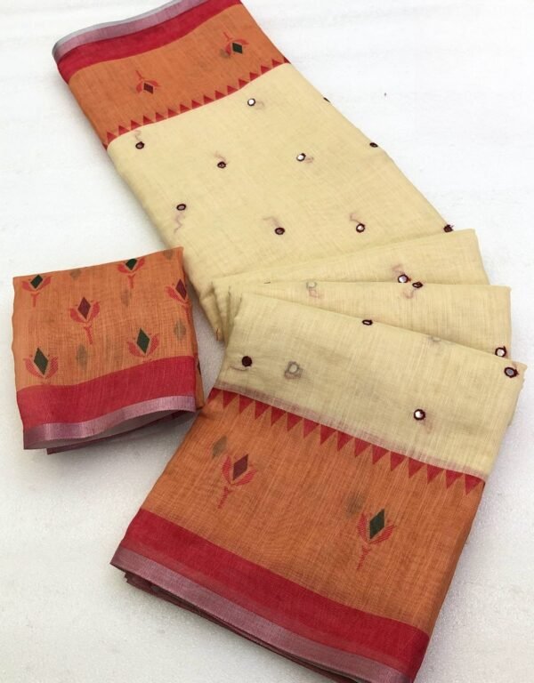 WhatsApp Image 2026-09-07 at 5.29.49 PM SOFT LINEN COTTON SAREE