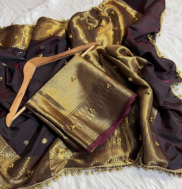 PREMIUM LACE WORK BORDER SAREE