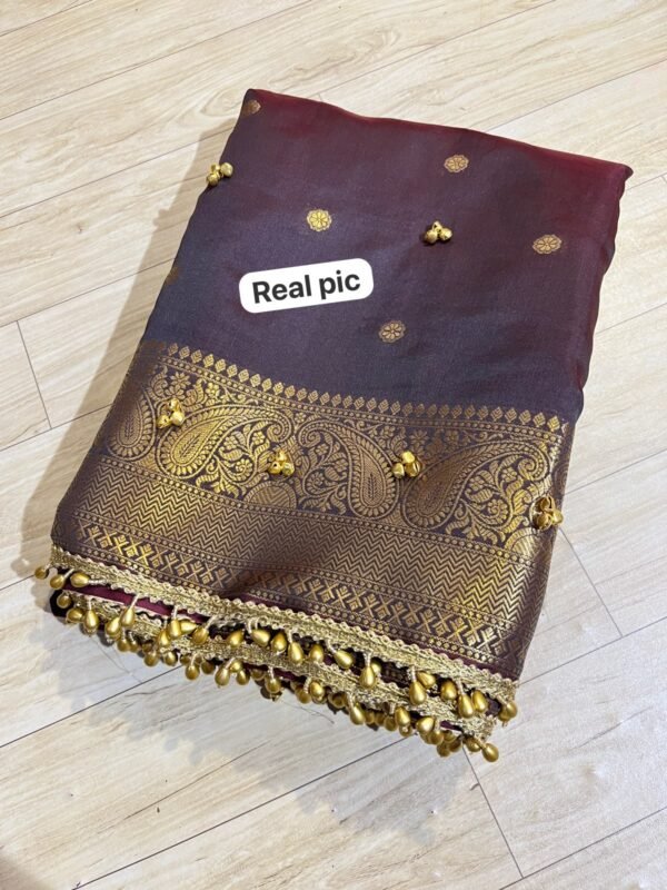 PREMIUM LACE WORK BORDER SAREE