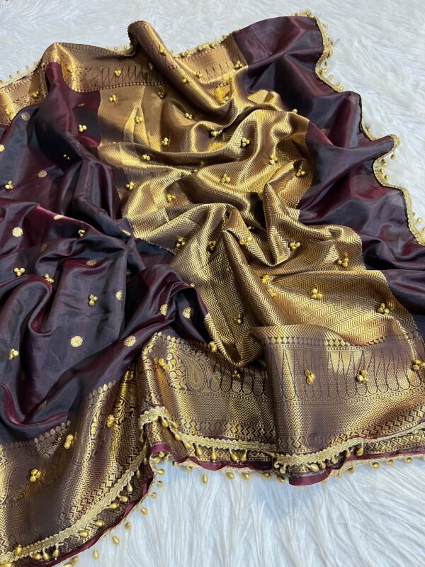 PREMIUM LACE WORK BORDER SAREE