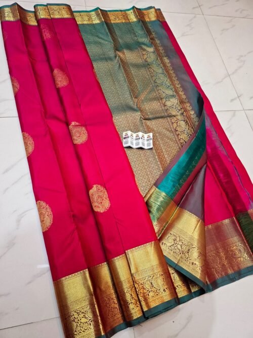 KANCHIPURAM PURE SILK SAREE.