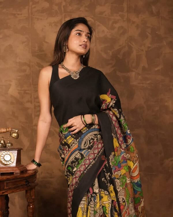 PREMIUM LINEN COTTON SAREE