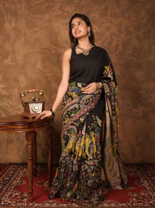 PREMIUM LINEN COTTON SAREE