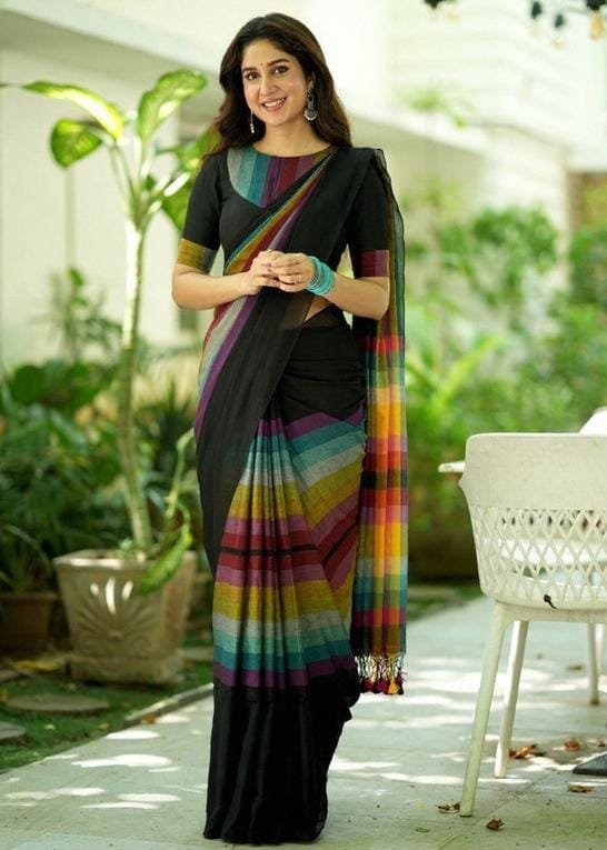 PURE KHADI COTTON SAREE